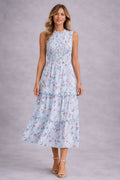 Clara | Floral Cocktail Midi Dress