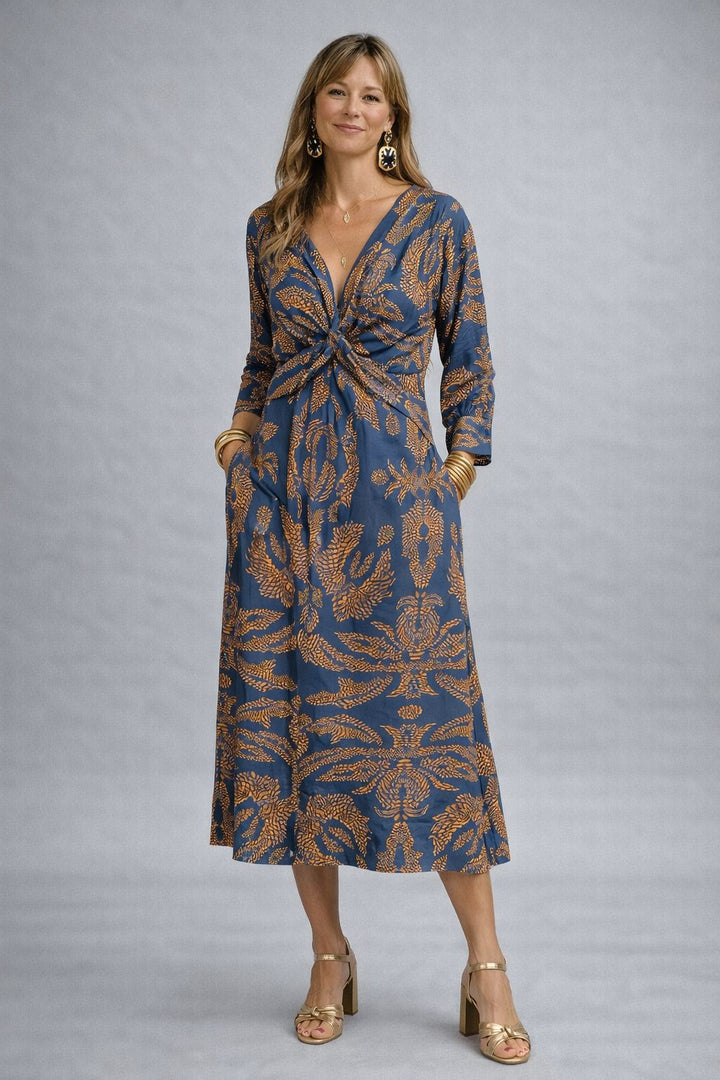 Isabella | Elegant Bohemian Print Dress