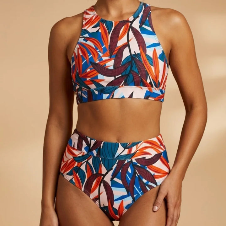 Aurora | Athletic Sport Bikini Set With Halter Top