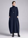 Bella | Navy Winter Dress