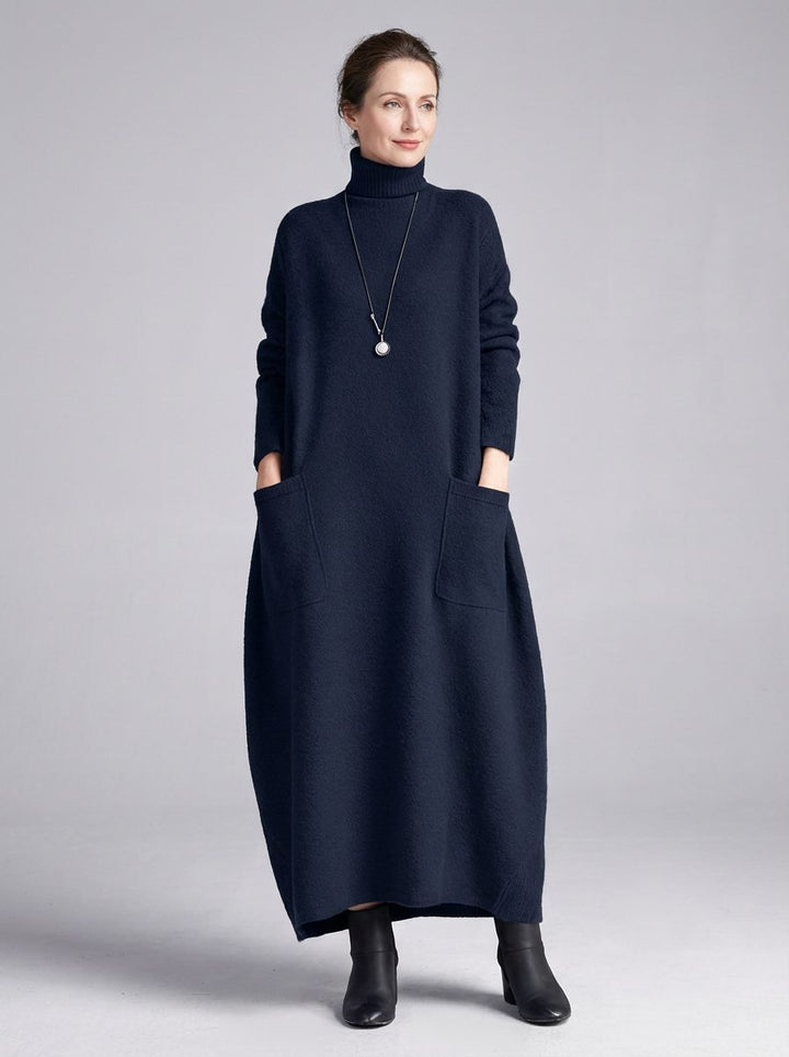 Bella | Navy Winter Dress