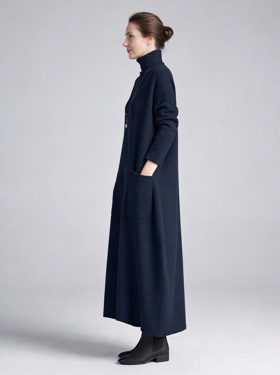 Bella | Navy Winter Dress