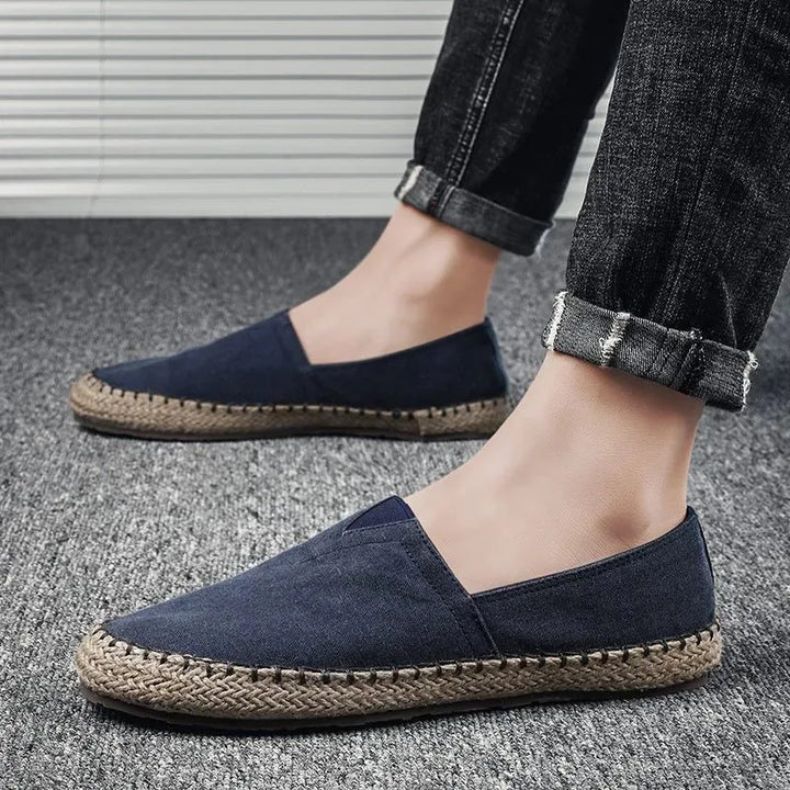 Roman | Canvas Slip-On Espadrilles with Rope Sole