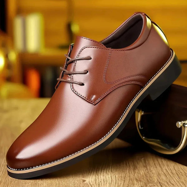Chris | Classic Brown Dress Shoes Lace-Up Oxford