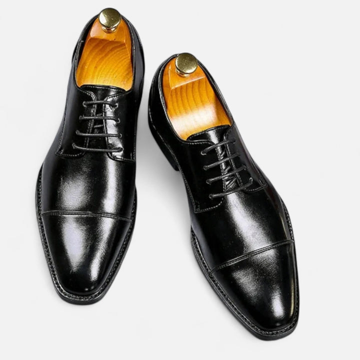 Violet | Classic Oxford Shoes Premium Leather Cap-Toe
