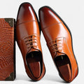 Violet | Classic Oxford Shoes Premium Leather Cap-Toe