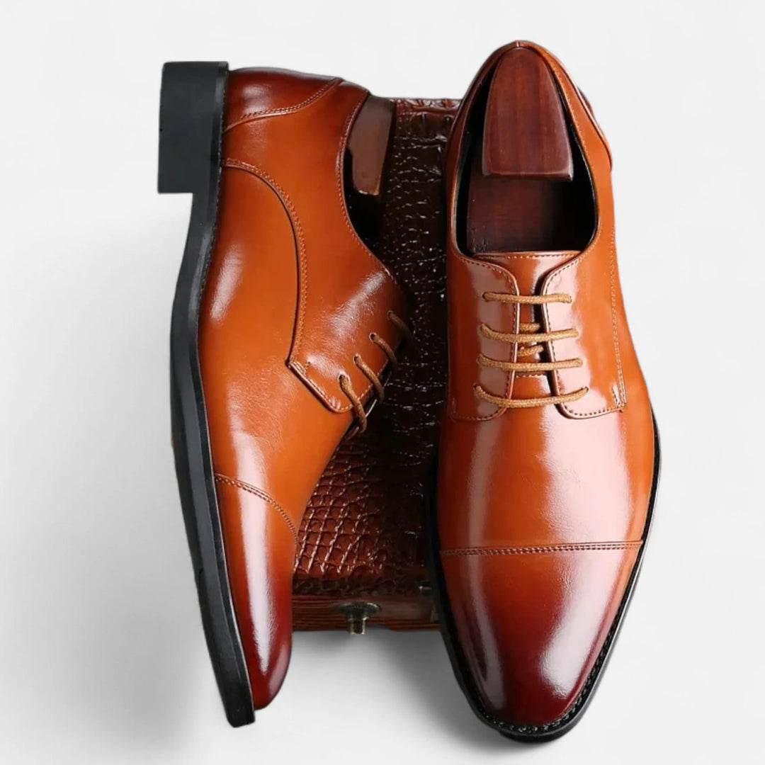 Violet | Classic Oxford Shoes Premium Leather Cap-Toe