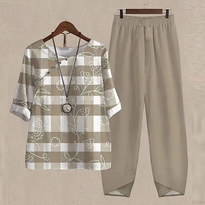 Isabella | Women's Comfortable Loungeset with Short Sleeves