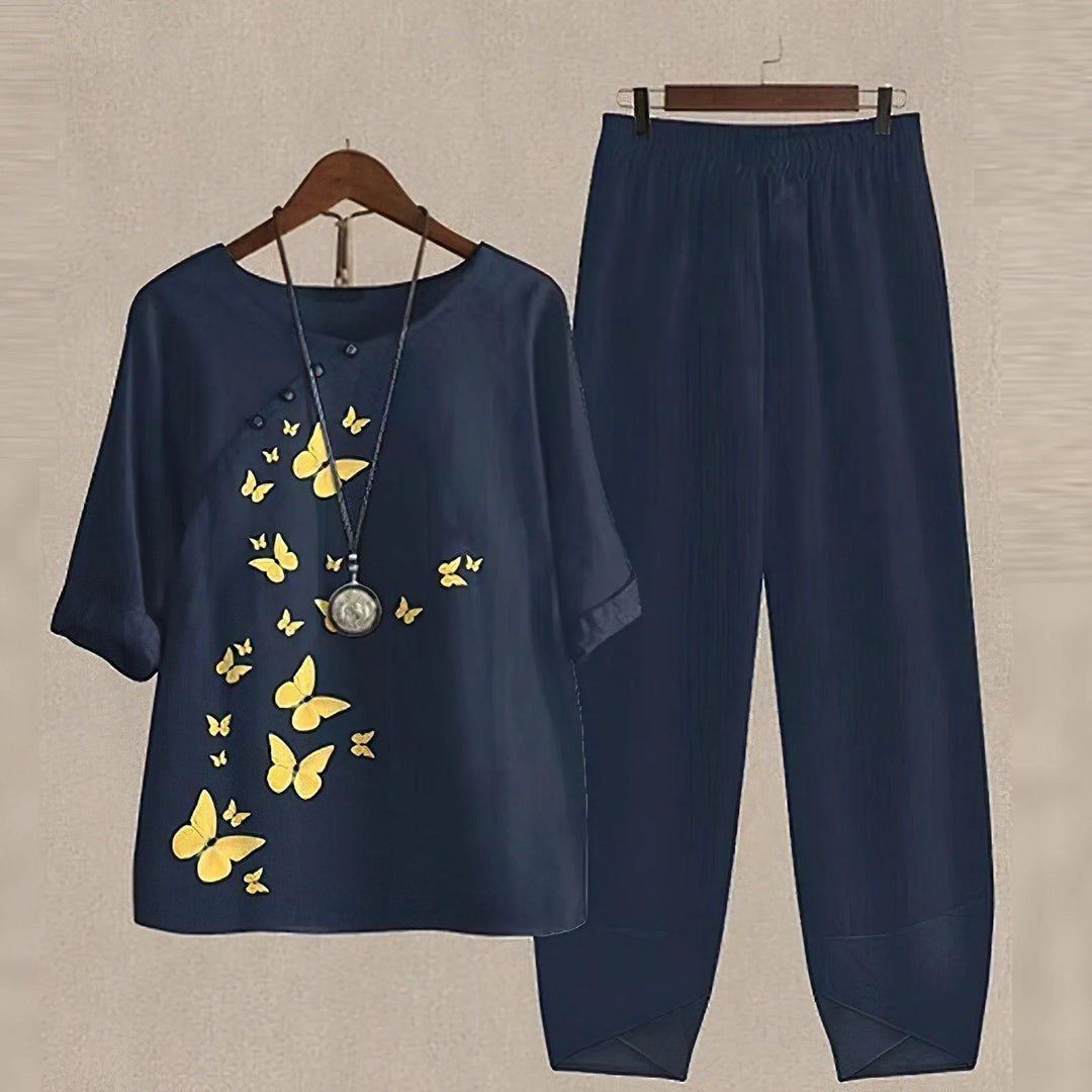 Isabella | Women's Comfortable Loungeset with Short Sleeves