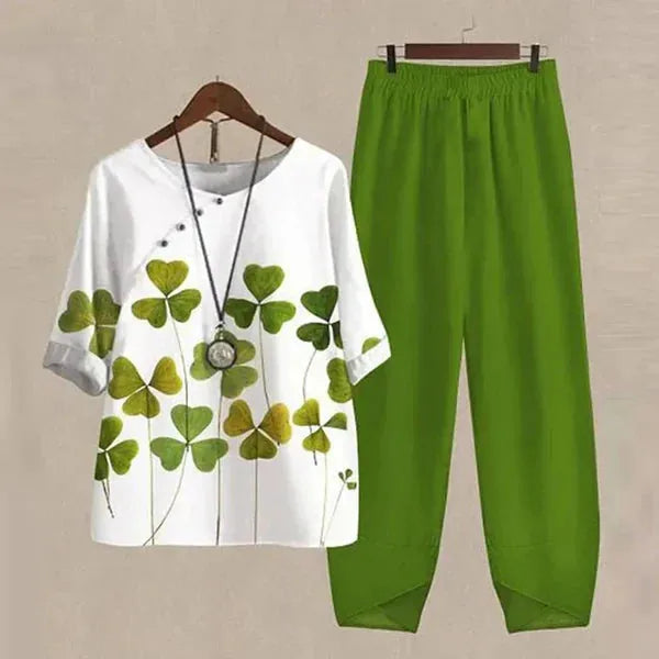 Isabella | Women's Comfortable Loungeset with Short Sleeves