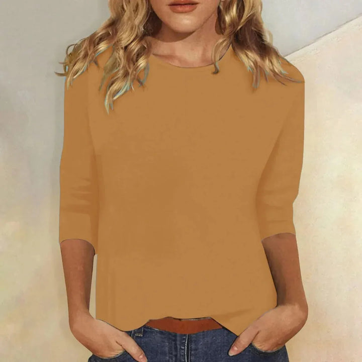 Penelope | Women's Crew Neck 3/4 Sleeve Top