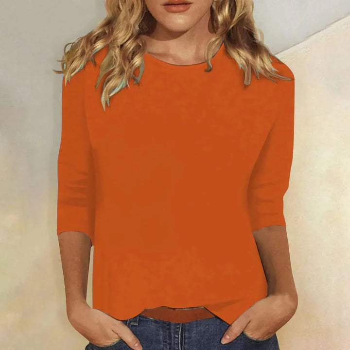 Penelope | Women's Crew Neck 3/4 Sleeve Top