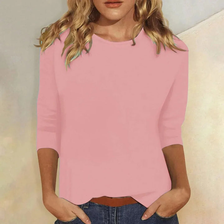 Penelope | Women's Crew Neck 3/4 Sleeve Top