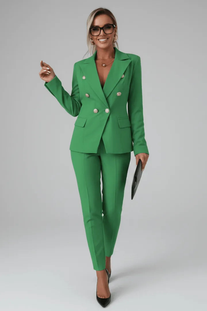 Sophia | Elegant Double-Breasted Blazer Set