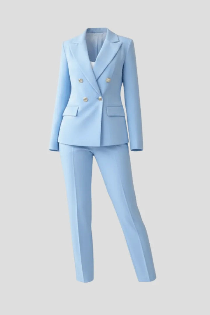 Sophia | Elegant Double-Breasted Blazer Set