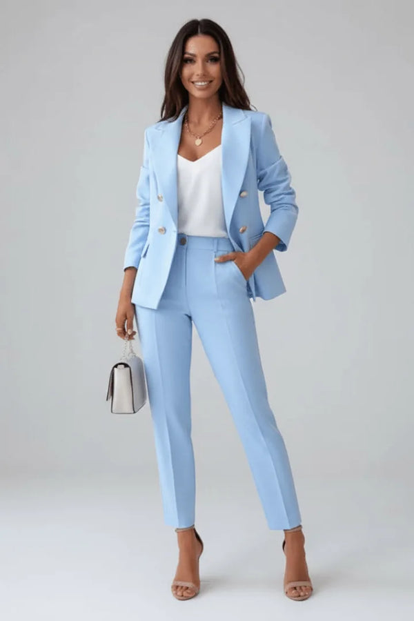Sophia | Elegant Double-Breasted Blazer Set