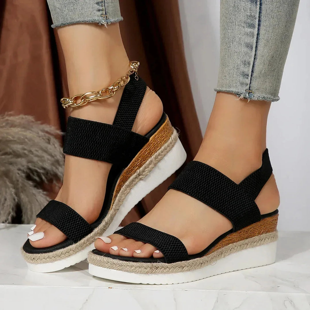Lily | Stylish Platform Sandals with Espadrille Sole
