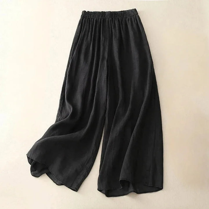 Ruby | Wide Fit Pants with Elastic Waist