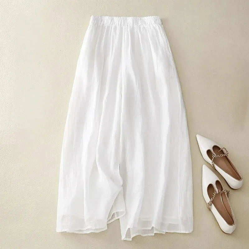Ruby | Wide Fit Pants with Elastic Waist