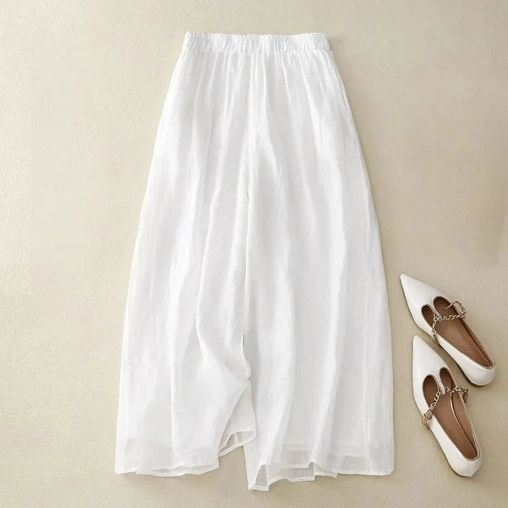 Ruby | Wide Fit Pants with Elastic Waist
