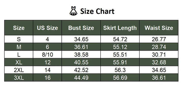 White Women's Embroidered Boho Maxi Dress — Madeline V-Neck Long Sleeve - Size Chart