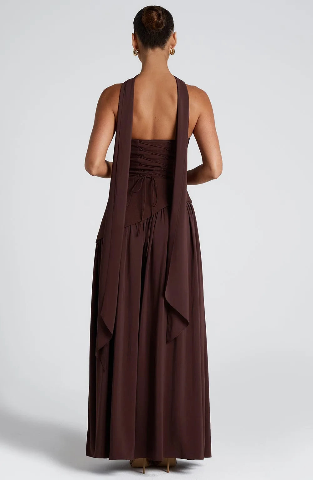 Vivienne | Halter Neck Strapless Maxi Dress
