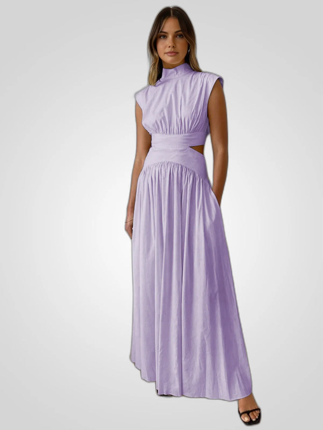 Aria | Halter Neck Formal Maxi Dress