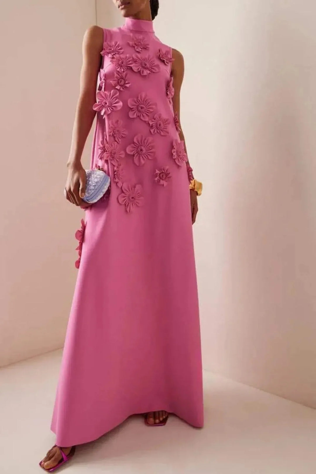 Aurora | Floral Sleeveless Summer Evening Maxi Dress