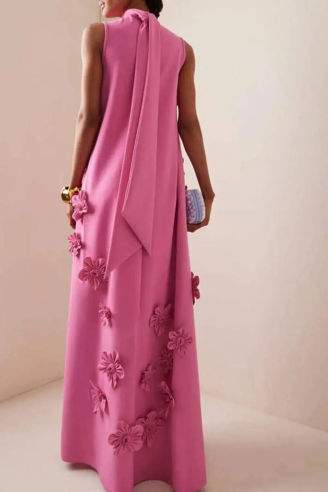 Aurora | Floral Sleeveless Summer Evening Maxi Dress