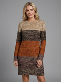 Karen | Colorblock Winter Dress