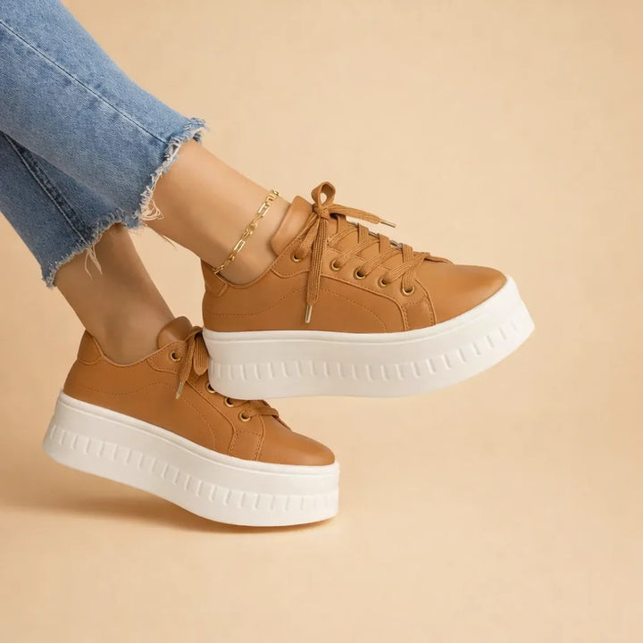 Rosie | Stylish Lace-Up Platform Sneakers