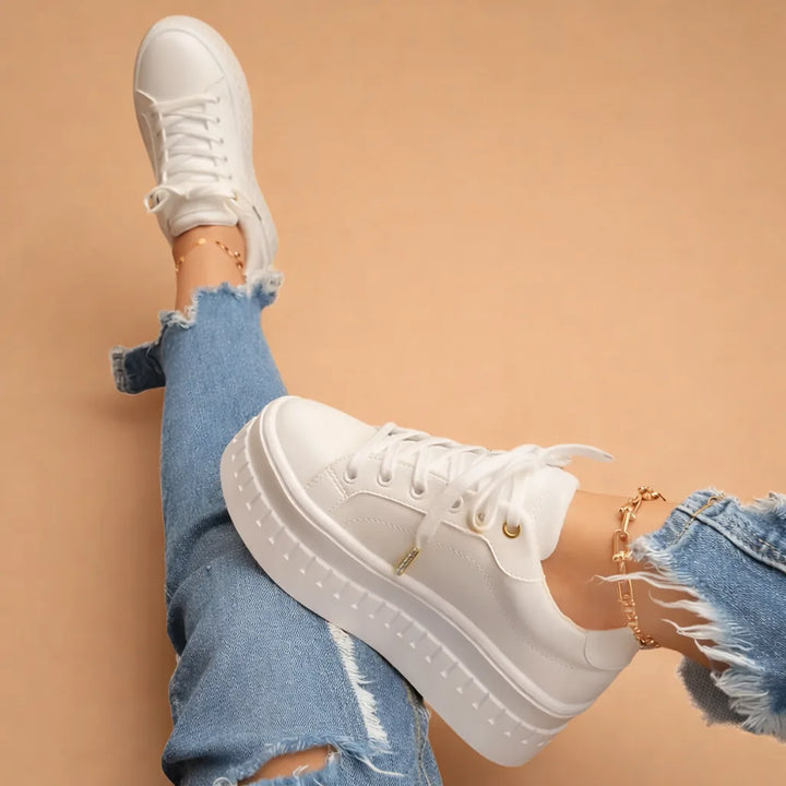Rosie | Stylish Lace-Up Platform Sneakers