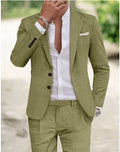 Orion | Elegant Men's Two Piece Set Linen Suit