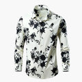 Lucy | Elegant Floral Long Sleeve Button Up Blouse