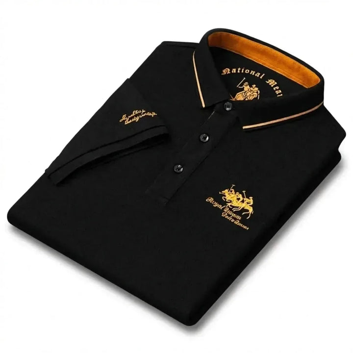 Atticus | Luxe Embroidered Polo Shirt