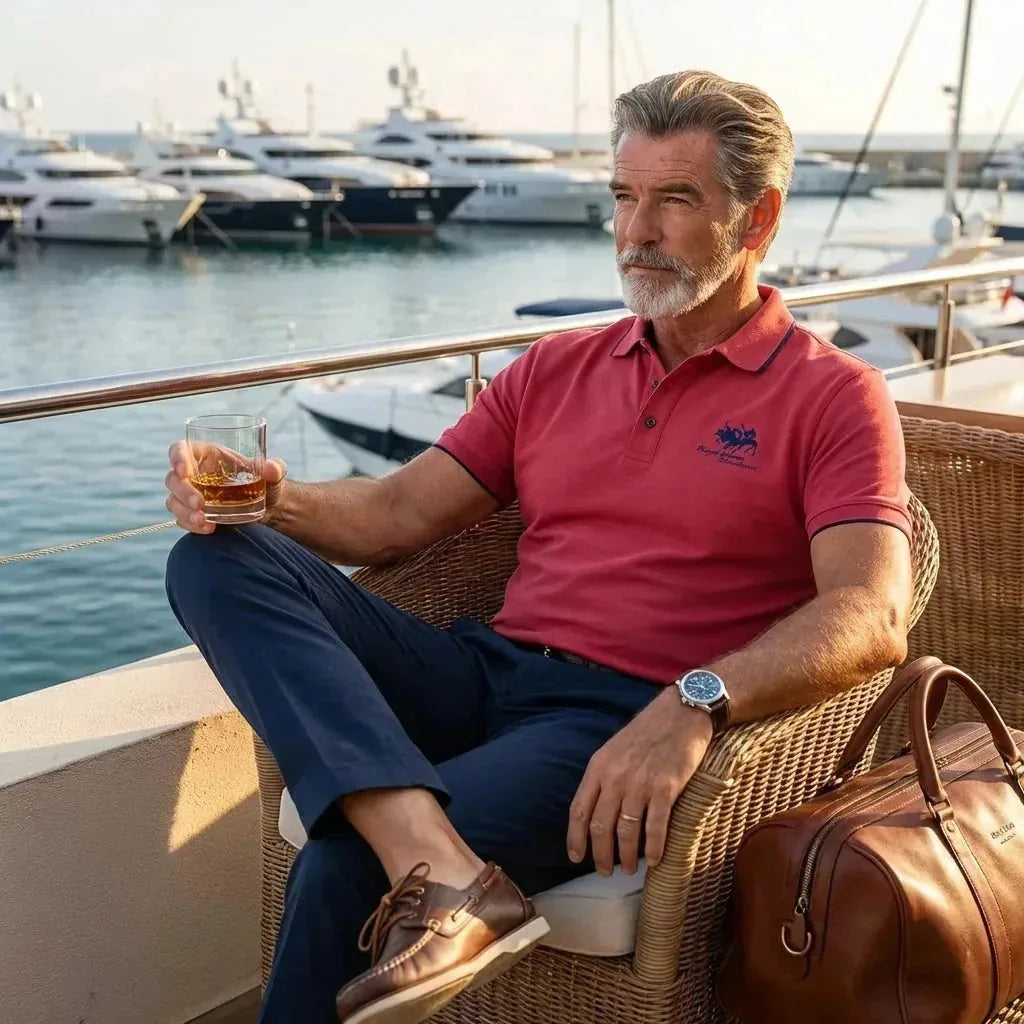 Atticus | Luxe Embroidered Polo Shirt