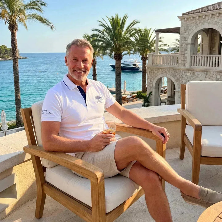 Atticus | Luxe Embroidered Polo Shirt