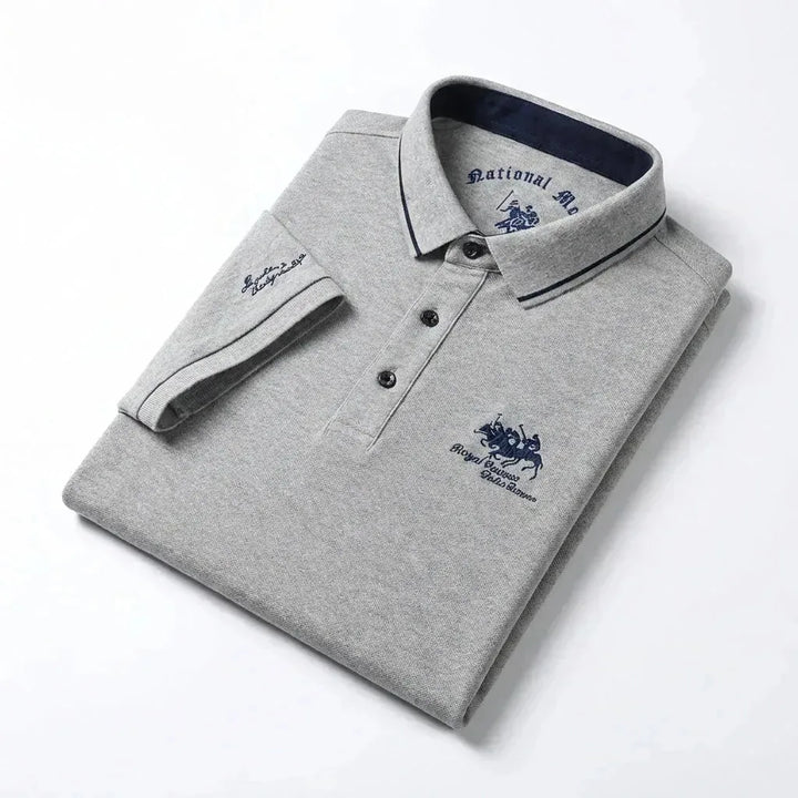 Atticus | Luxe Embroidered Polo Shirt