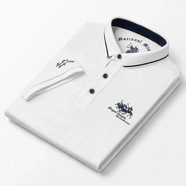 Atticus | Luxe Embroidered Polo Shirt
