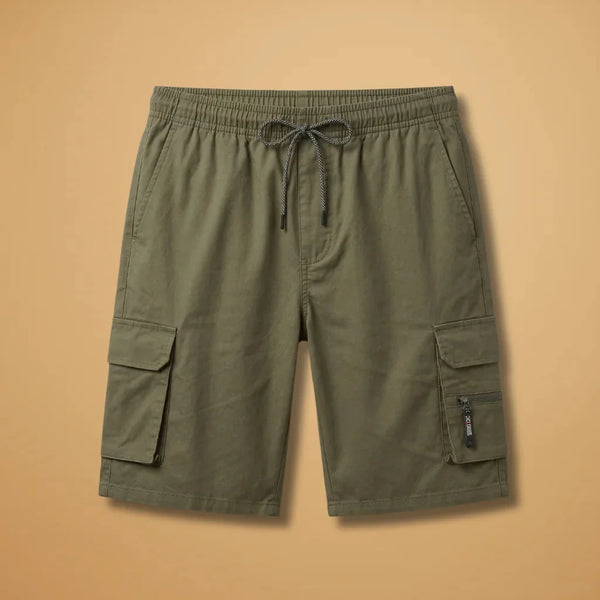 Men's Cargo Shorts — Fletcher Drawstring Utility Pockets