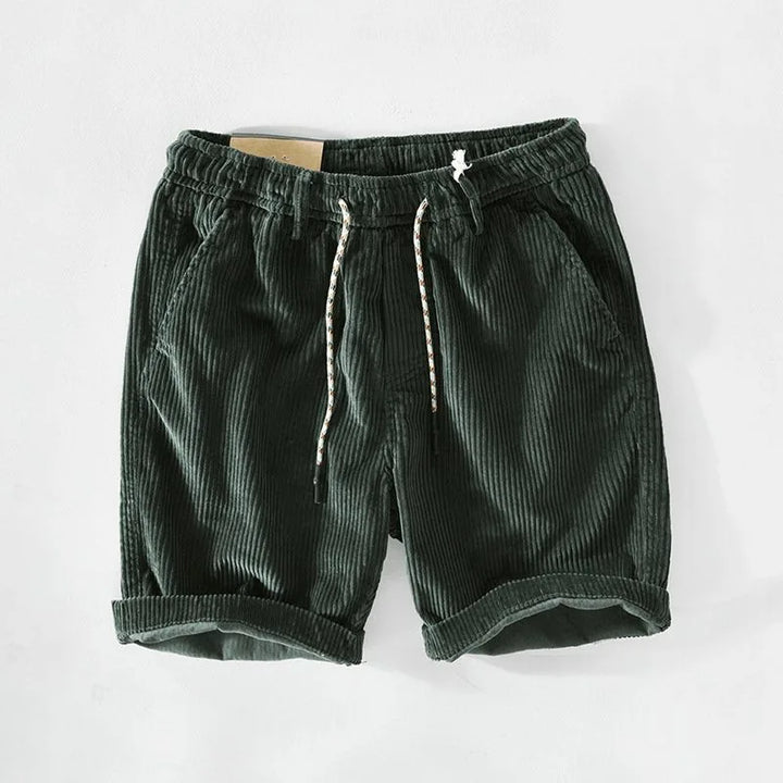 James | Men's Corduroy Drawstring Shorts