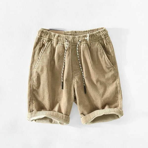 James | Men's Corduroy Drawstring Shorts