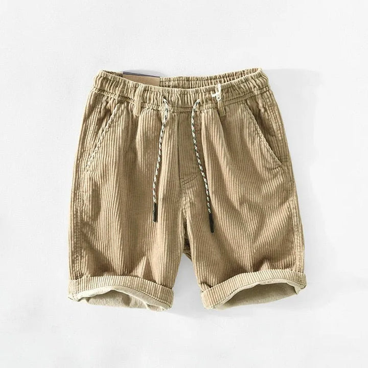James | Men's Corduroy Drawstring Shorts