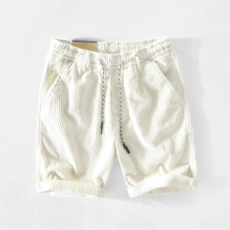 James | Men's Corduroy Drawstring Shorts