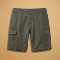 Men's Cotton Cargo Shorts with Pockets — Archie Utility Flap Multi