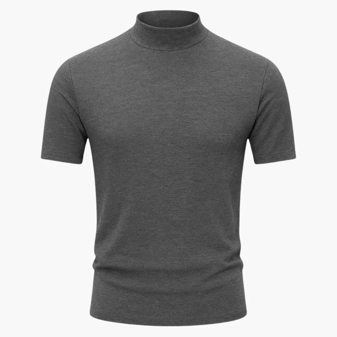 Theo | Men's Short Sleeve Mock Neck T-Shirt
