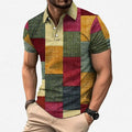 Adrian | Stylish Patchwork Polo Shirt