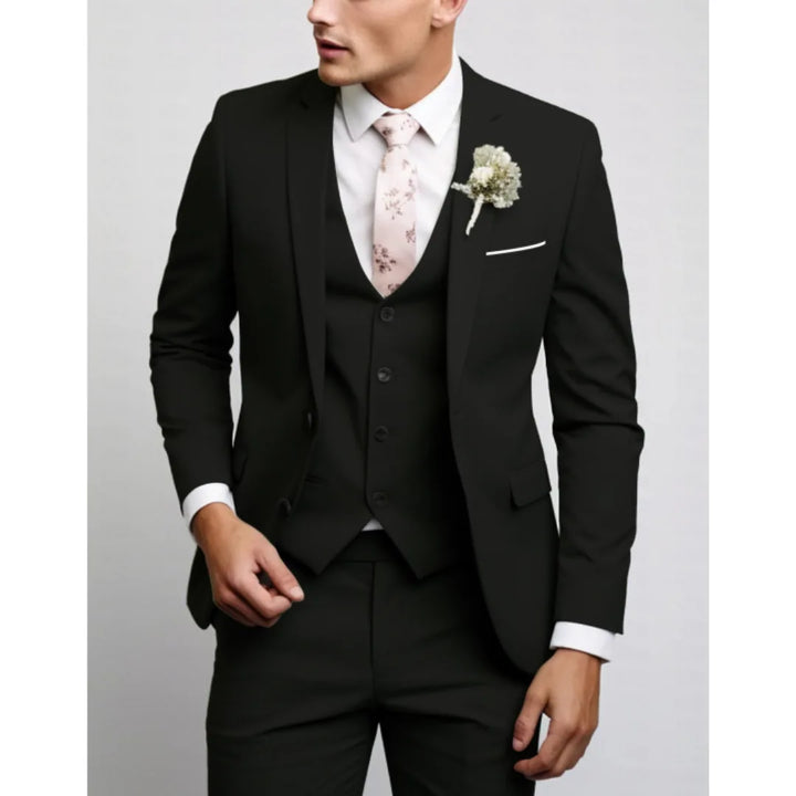 Rafael | Men's Three Piece Suit with Matching Vest