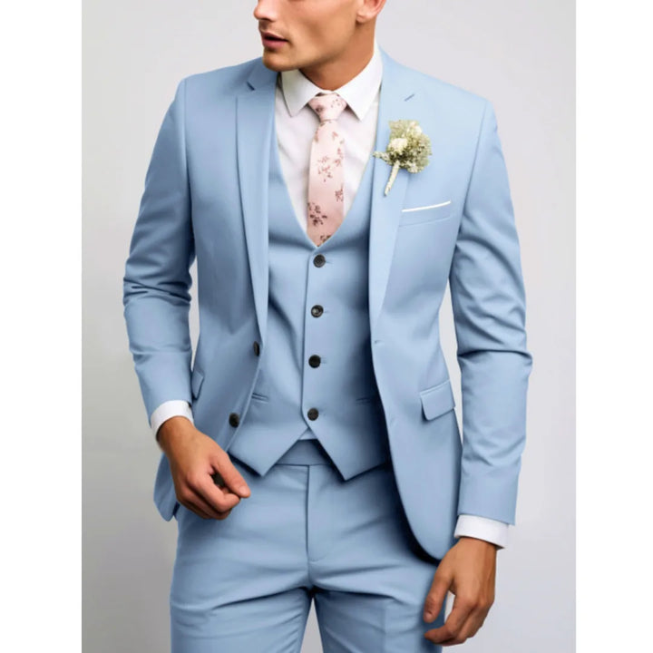 Rafael | Men's Three Piece Suit with Matching Vest