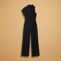 Matilda | Elegant Mock Neck Women's Jumpsuit Sleeveless